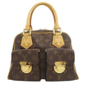 Louis Vuitton M40026 Manhattan PM Handbag in Monogram Canvas for Women